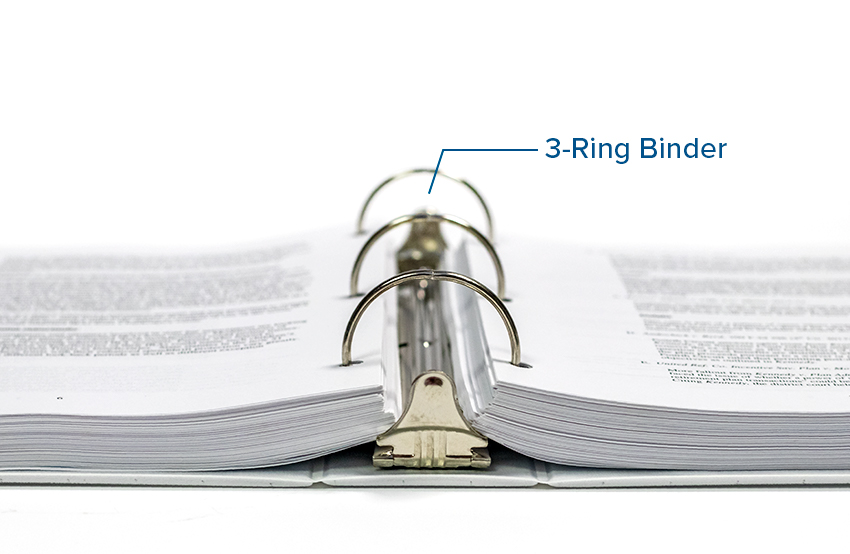 Omnipress 3-Ring Binder Binding Option